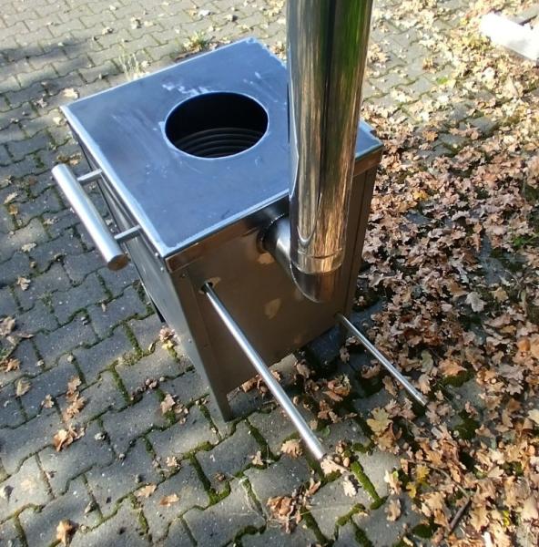 Holz Poolheizung Poolofen 30 m Spirale