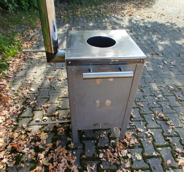 Holz Poolheizung Poolofen 30 m Spirale